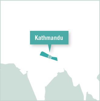Kaart van Nepal Kaart van Nepal
