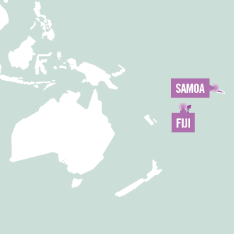 Projects Abroad bestemmingen voor vrijwilligerswerk in de Pacific Bestemmingen van Projects Abroad voor vrijwilligerswerk in de Pacific